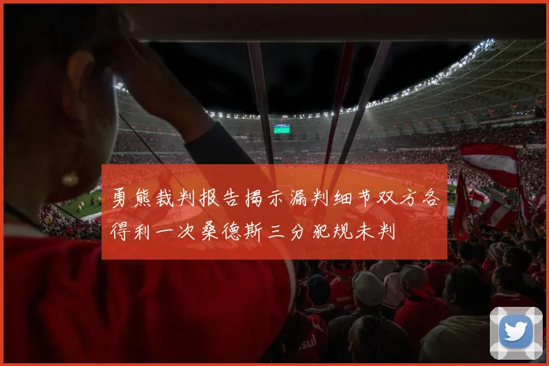勇熊裁判报告揭示漏判细节双方各得利一次桑德斯三分犯规未判
