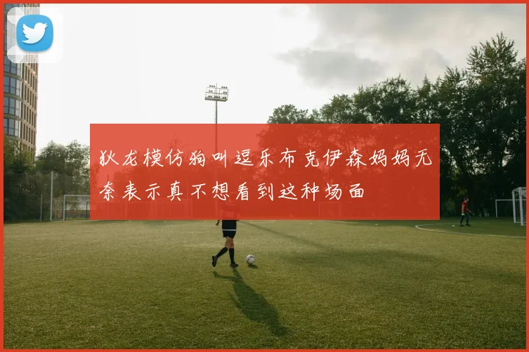 狄龙模仿狗叫逗乐布克伊森妈妈无奈表示真不想看到这种场面